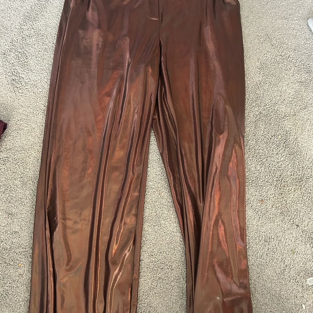 Sincerely Jules Shimmering Copper Pants